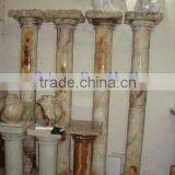 NATURAL WHITE ONYX COLUMNS PILLARS thumbnail-1