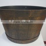 Factory price European style golden wood flower pots
