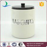 Wholesale Modern Style Decal Set of 5 Ceramic Kitchen Canister Sets thumbnail-5