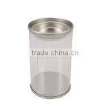 Direct Factory Sale New Round Cylinder Pen Holder Tin Container