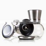 304 Stainless Steel Pepper and Salt Grinder, Spherical Glass Spice Grinder Commercial thumbnail-3