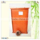 Popular Red Colored Door Cabinet Shaped Wine Box thumbnail-4