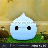 Portable Silicone LED Colorful Baby Night Light, USB Rechargeable Children Night Lamp With Warm White, 7-Color Breathing thumbnail-3