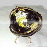 Educational Globe With Metal Base, Rotating World Globe, Unique World Globe, Table World Globe, thumbnail-1