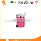 20 Litre Red Glossy Metallic Pedal Bin With Inner Bucket Recycle Garbage Can Trash Waste Eco Kitchen Dustbin thumbnail-6