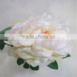 SJ20170051 Artificial White Fabric Peony Flower for Indoor Decoration thumbnail-2
