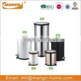 Round Cover Stainless Steel Pedal Waste Bin thumbnail-4