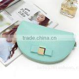 Cosmetic Bag Brass Zipper Top Good PU Leather Hard Cosmetic Bag With Lining thumbnail-5