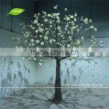 GNW Artificial Wish Tree With Magnolia Flower Arts and Craft Fiberglass Dry Trees for Holiday Decoration 3 Meters