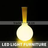 Indoor and Outdoor Plastic LED Glowing Decorative Flower Vase Light thumbnail-2