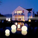 China Wholesale Christmas Decoration 17'' Plastic LED Moon Light Glow Balls for Garden / Swimming Pool