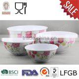 White Color Round Melamine Noodle Bowl thumbnail-1
