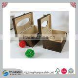 Classical Brown Wooden Tissue Box thumbnail-2
