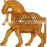 Wooden Crafted Horse/Wood Sculpture Art-1 thumbnail-1