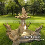 Garden Waterfall White Bird Sandstone Fountain thumbnail-3