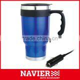 12V Car Electric Heat Kettle Car Water Warmer Car Travel Mug thumbnail-1
