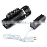 UniqueFire 4000 LM USB Cable Professional Cree Diving Flashlight thumbnail-3