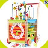 Wholesale Fashion KIds Wooden Learning Walker Children Wooden Learning Walker W16E038 thumbnail-1