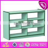 Customize Colorful Children Furniture Wooden Book Cabinet W08C190 thumbnail-3