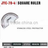 Stainless Steel Protractor and Ruler Adjustable Square Ruler thumbnail-1