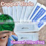 100pcs/bag Eyebrow Tattoo Needles Tattoo Curved Blade Tattoo Supply thumbnail-1