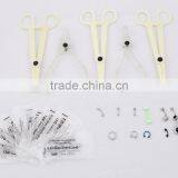 NEW Professional Ear Nose Navel Body PIERCING GUN Tool Kit Set Jewelry thumbnail-1