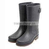 Custom Logo Waterproof Shiny Black Neoprene Rain Hunting Boots thumbnail-2