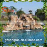 Hot Sale FRP Reinforced Concrete Artificial Large Outdoor Hot Spring Waterfall Rockies Fountain thumbnail-2