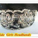 2012 Elegant Ladies Lace Crystal Flower Hairband thumbnail-1