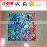 Cheap Scarf Custom Silk Screen Logo Print Magic Silk Scarf 90*90 thumbnail-1
