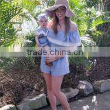 Summer Fashion Good Quality Kids and Mom Matching Dress thumbnail-1