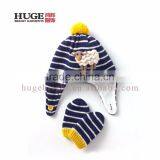 New Style Bright Colors Endearing Little Ears Knitted Hats For Babies thumbnail-1