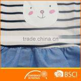 Children Wear Rabbit Printed Cotton Baby Girl Dress thumbnail-3