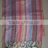 Viscose Striped Stole Scarf thumbnail-1