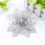 10cm Artificial Christmas Flowers, Christmas Garlands Rattan Christmas Tree Decorations thumbnail-4