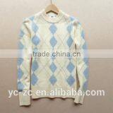 Cheap Plaid Sweater Sweater Manufacturer in China thumbnail-3