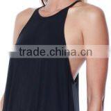 Plus Size Women Clothing Knit Halter Neck Spaghetti Swing Dress For Ladies thumbnail-4