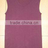 Mens Wool Fitted Tank Tops Stock STT01 thumbnail-1