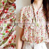 Women's New Printed Chiffon Style Blouse Pattern thumbnail-1