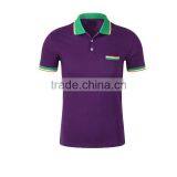 Custom T Shirts For Men With Collar Short Sleeve Dry Fit Polo Shirts 100% Cotton thumbnail-5