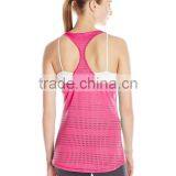 Women's Curved Hem Bright Color Mesh Tank Clothing Manufacturer thumbnail-3