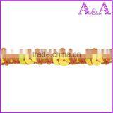 2017 Nice Embroidery Sequin Decorative Lace Trim (YFT-099) thumbnail-2