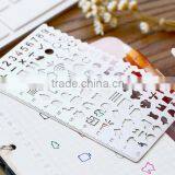 Hot Sales DIY Stainless Steel Drawing Templates/ Bookmark for Planner,Scrapbook, Handbook thumbnail-6