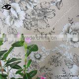 Chinese Style Flower Printed Fabric Linen Cotton Fabric For Sofa thumbnail-1