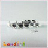 5mm Small Safety Clear Plastic Eyes for Amigurumi & Stuffed Animal Doll thumbnail-1