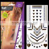 Flash Adult Temporary Tattoo Oem Gold and Silver Tattoos Sticker thumbnail-1