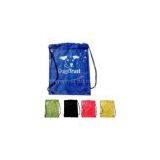 Promotional Clear Panel Cinch Pack With Adjustable Drawstring Straps thumbnail-1