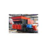 Single Shaft Plastic Shredding Machines For Chair , Pipe Low Speed