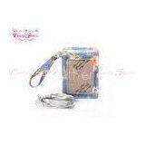 Blue Floral Print Lanyard Business / Credit Card Holder for Women thumbnail-1