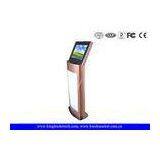 Customizable Touch Screen Information Kiosk Free Standing For Hospital Register